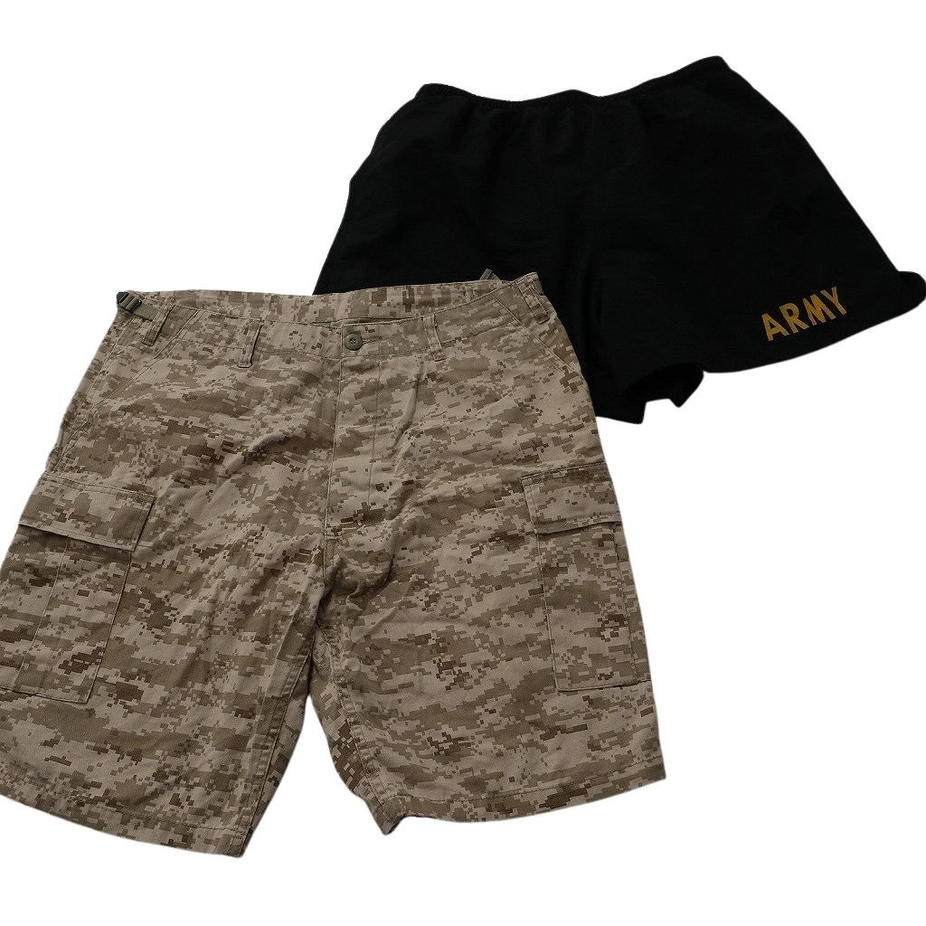 古着卸 まとめ売り ミリタリー ショートパンツ 8枚セット ( メンズ L ) デジカモ ARMY トレーニングパンツ カーゴ AIRFORCE 中古 NE9210 古着卸 まとめ売り ミリタリー ショートパンツ 8枚セット ( メンズ L ) デジカモ ARMY トレーニングパンツ カーゴ AIRFORCE 中古 NE9210