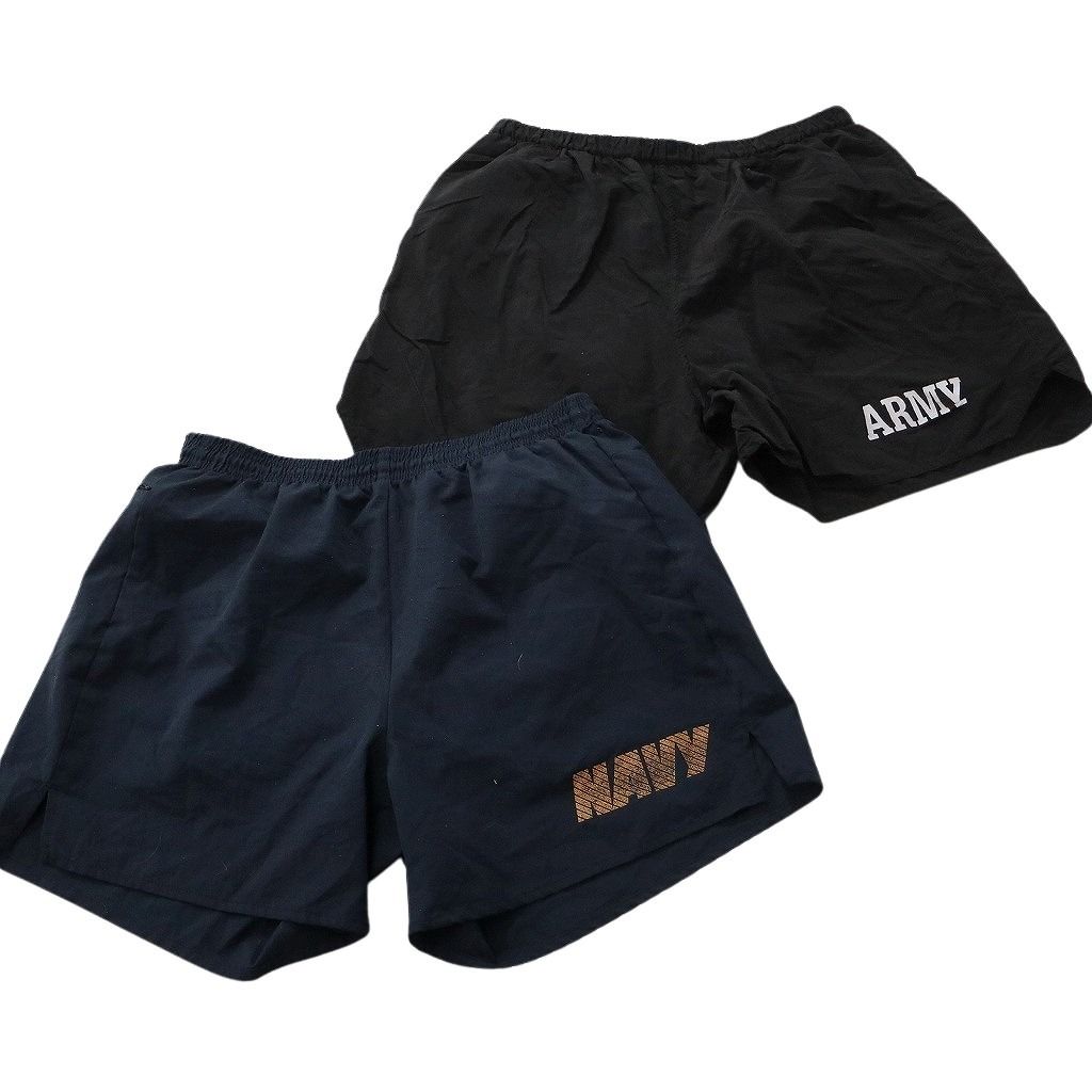 古着卸 まとめ売り ミリタリー ショートパンツ 8枚セット ( メンズ L ) カーゴ AIRFORCE ARMY NAVY トレーニングパンツ 中古 古着 NE9211