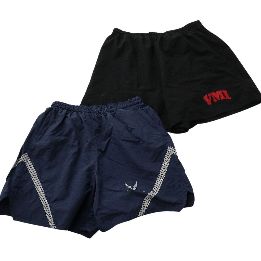 古着卸 まとめ売り ショートパンツ 8枚セット ( メンズ M/L ) AIRFORCE ミリタリー トレーニングパンツ ARMY 中古 古着 NE9214