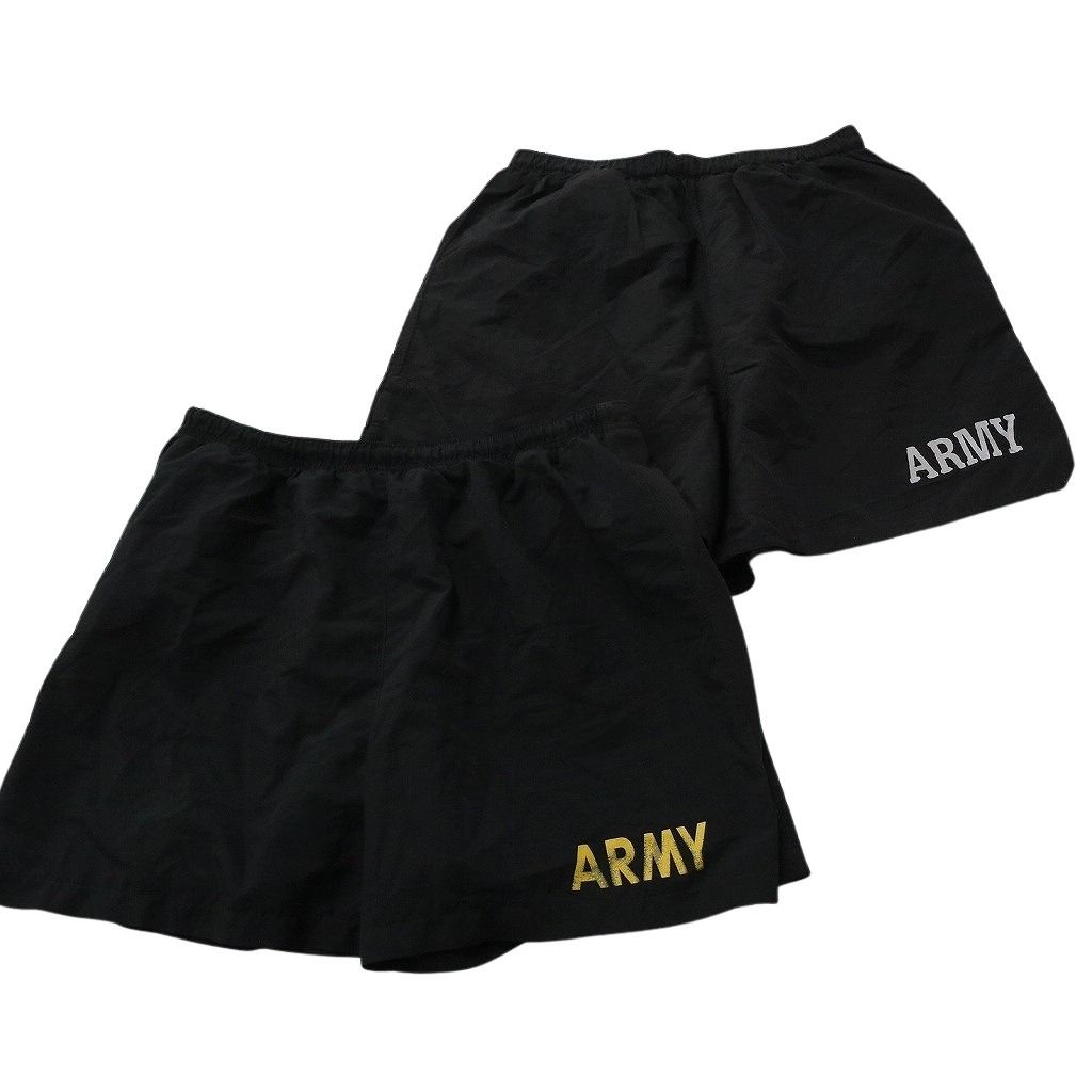 古着卸 まとめ売り ミリタリー ショートパンツ 8枚セット ( メンズ M ) ARMY AIRFORCE NAVY ネイビー トレーニングパンツ 中古 古着 NE9216