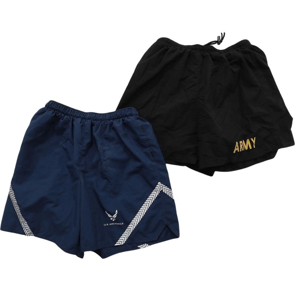 古着卸 まとめ売り ミリタリー ショートパンツ 8枚セット ( メンズ S ) トレーニングパンツ AIRFORCE ARMY 中古 古着 NE9221