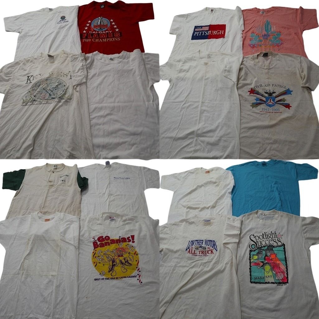 古着卸 まとめ売り ヴィンテージ シングルステッチ Tシャツ 16枚セット