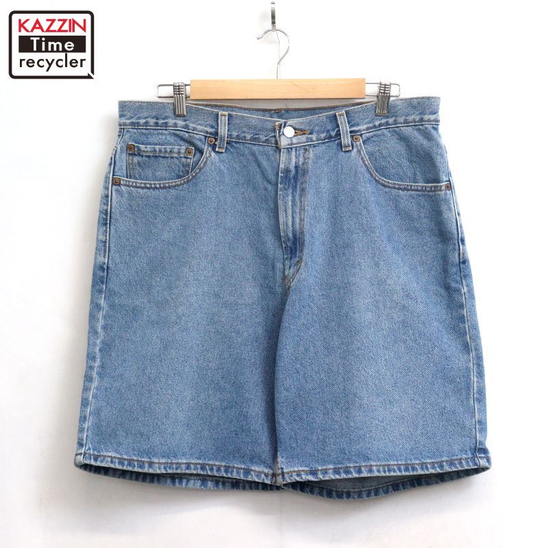 00s Levi's 550 デニム ショートパンツ メンズ XLサイズ相当 ビッグサイズ オーバーサイズ