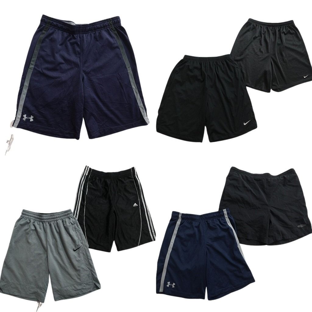 古着卸 まとめ売り ブランドMIX ショートパンツ 7枚セット ( メンズ M ) ナイキ チャンピオン アディダス 中古 古着 NE9345