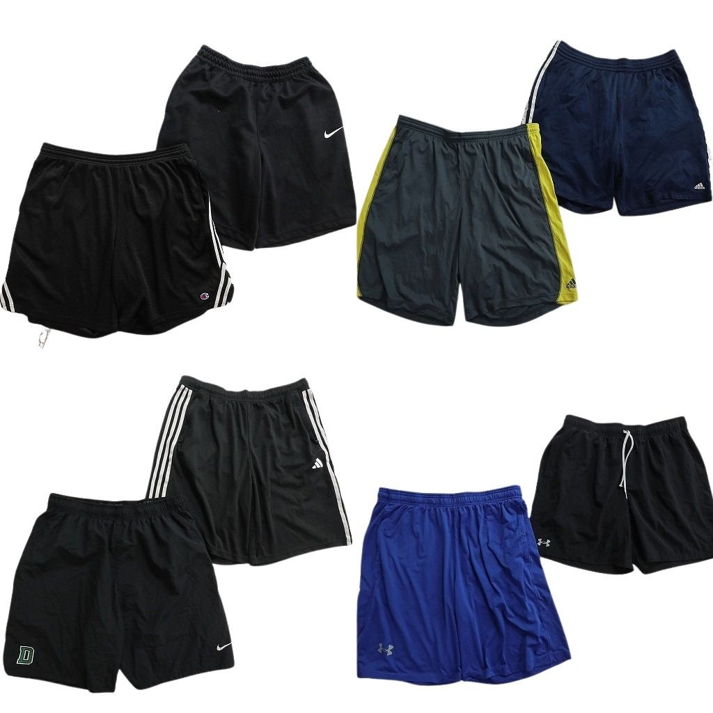 古着卸 まとめ売り ブランドMIX ショートパンツ 8枚セット ( メンズ XL ) アディダス チャンピオン ナイキ 中古 古着 NE9353