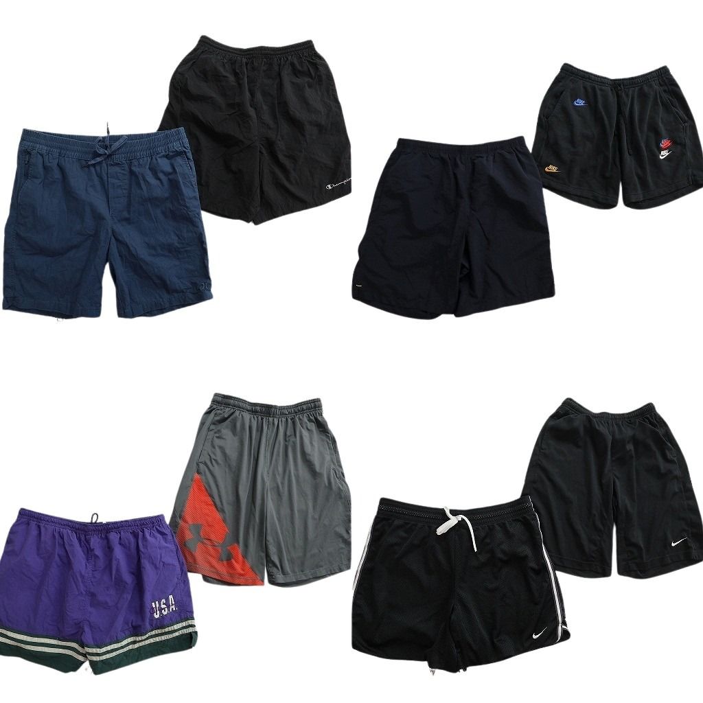 古着卸 まとめ売り ブランドMIX ショートパンツ 8枚セット ( メンズ L ) ノーティカ チャンピオン ナイキ 中古 古着 NE9354