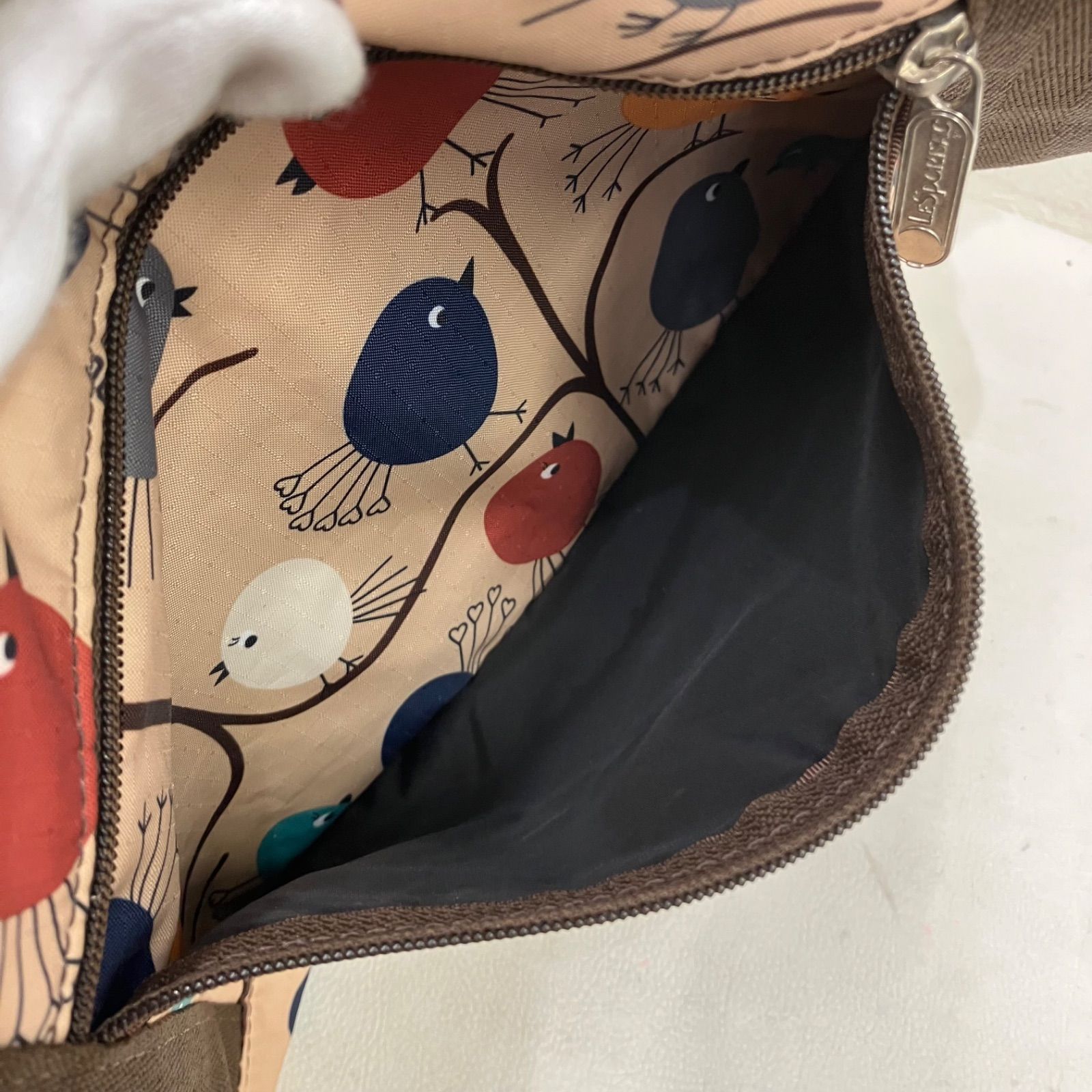 2860 LeSportsac レスポートサック トートバッグ ショルダーバッグ 鳥 