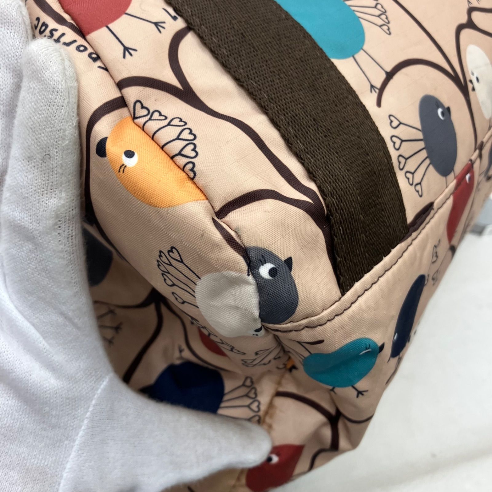 2860 LeSportsac レスポートサック トートバッグ ショルダーバッグ 鳥 