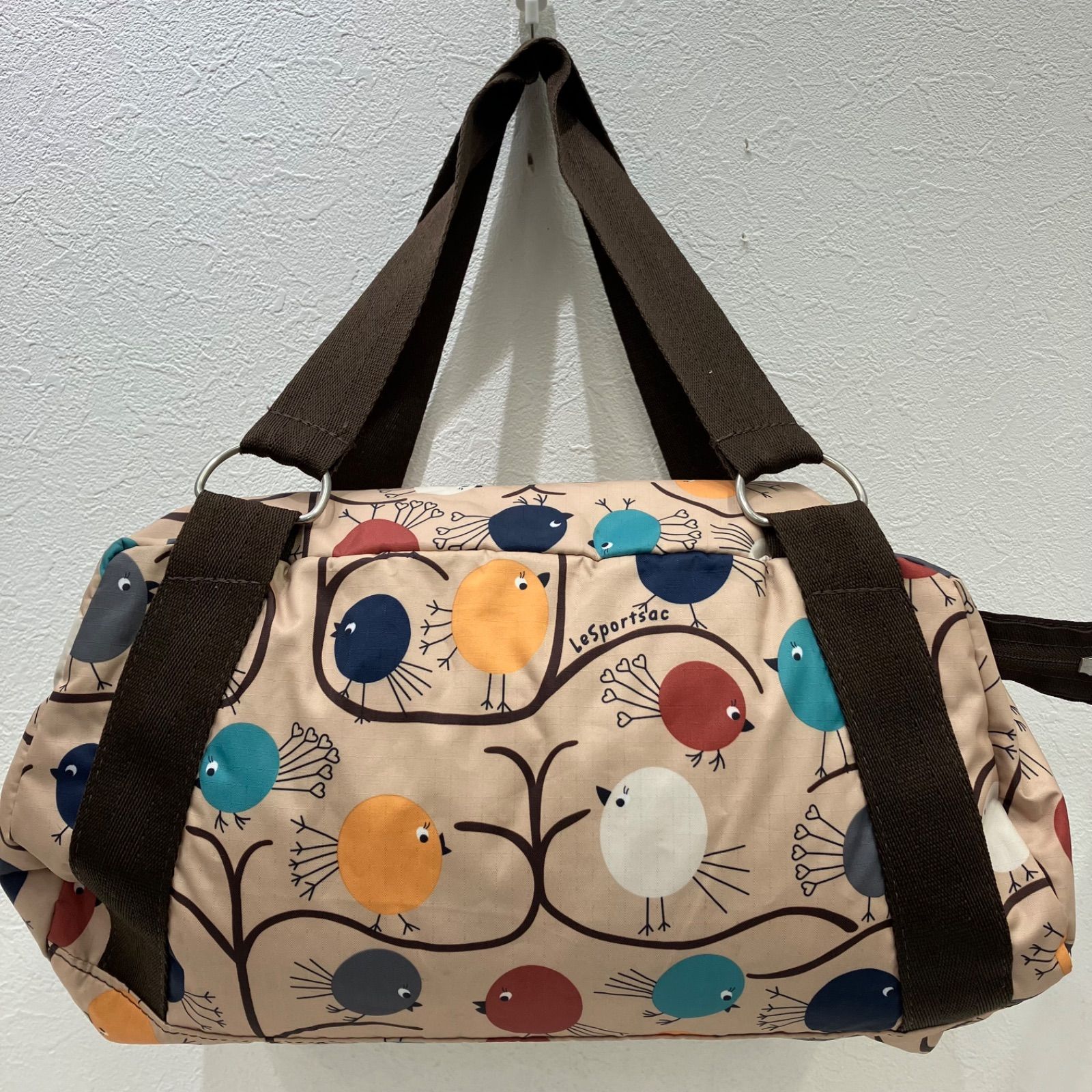 2860 LeSportsac レスポートサック トートバッグ ショルダーバッグ 鳥 