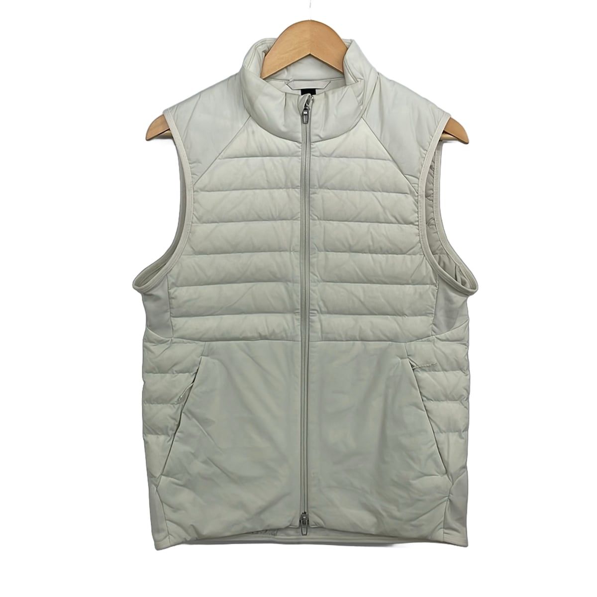lululemon(ルルレモン) ダウンベスト サイズXS メンズ美品 - アイボリー 秋/冬