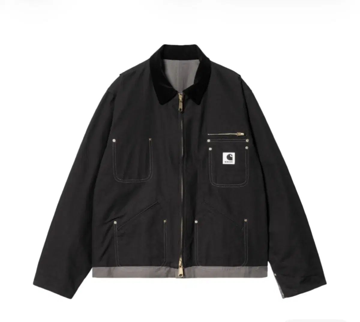 2)サカイ カーハート リバーシブル ダック ジャケット ワークジャケット
