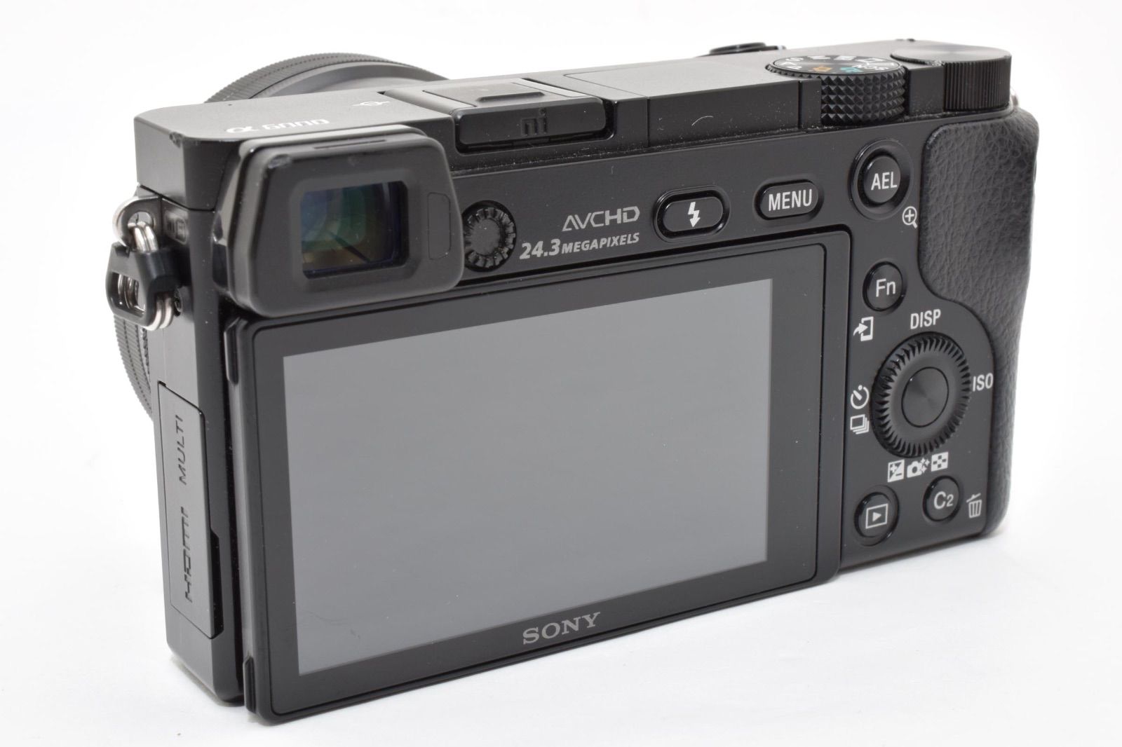 ソニー SONY α6000 パワーズームレンズキット シルバー ショット数6600回