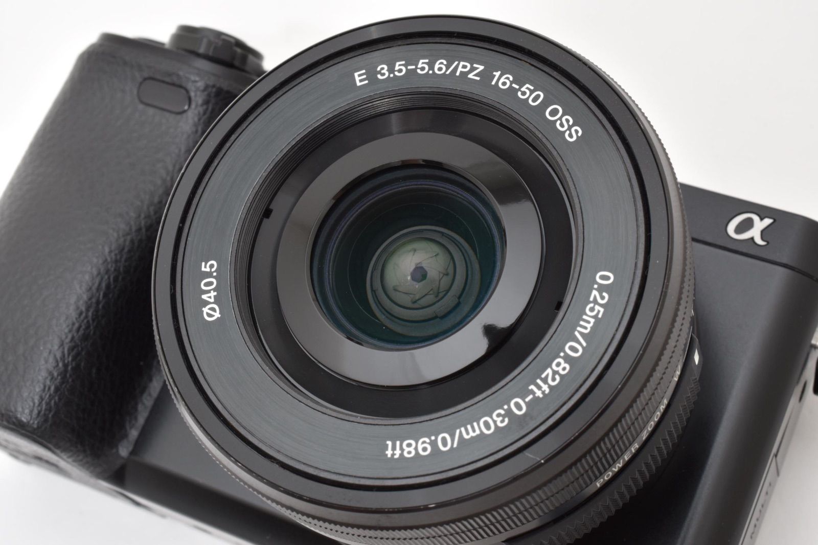 ソニー SONY α6000 パワーズームレンズキット シルバー ショット数6600回