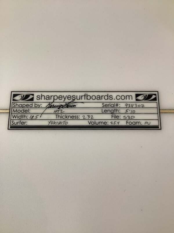 【ムラスポOUTLET公式】中古サーフボード USED　SHARP EYE　シャープアイ HT2 5’10 エイチティーツー　PU　ショートボード　サーフィン　ムラサキスポーツ　OUTLET アウトレット