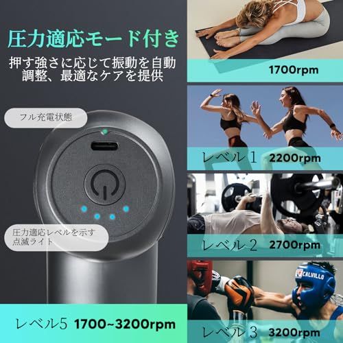 【新品】arboleaf 筋膜リリースガン ハンディガン MINI 自適応モード 5つのシリコンヘッド付属 8mm振幅 5段階強力振動 リリースガン 筋膜リリース 筋膜ガン 最速3200回/分 Type-C充電式 大容量バッテリー付き 軽量静 afcb5273 【新品】arboleaf 筋膜リリースガン ハンディガン MINI 自適応モード 5つのシリコンヘッド付属 8mm振幅 5段階強力振動 リリースガン 筋膜リリース 筋膜ガン 最速3200回/分 Type-C充電式 大容量バッテリー付き 軽量静 afcb5273