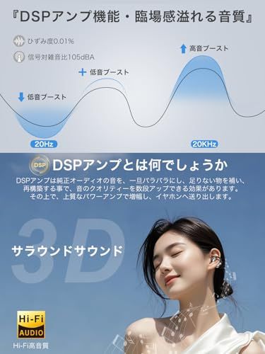 【新品】【音質至上主義・アクセ感覚のイヤーカフ型】 Earaku (イアラク) SoundClip ワイヤレスイヤホン オープンイヤー イヤホン イヤーカフ型 超軽量 耳を塞がない 耳挟み式 音漏れ無し 骨伝導の革新 DSP機能 Malleu 0d1c49a3