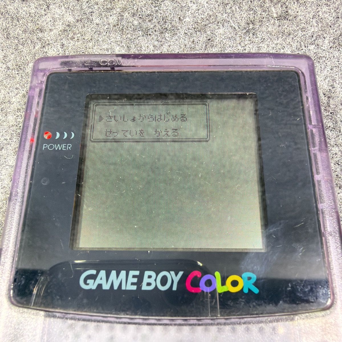 動作確認済】任天堂 ゲームボーイ ポケットモンスター 赤 ポケモン