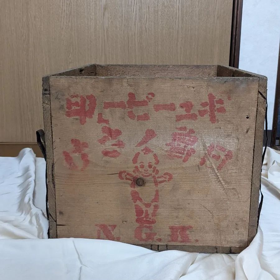 キューピー アンティーク 木箱 レトロ キューピー アンティーク 木箱 レトロ