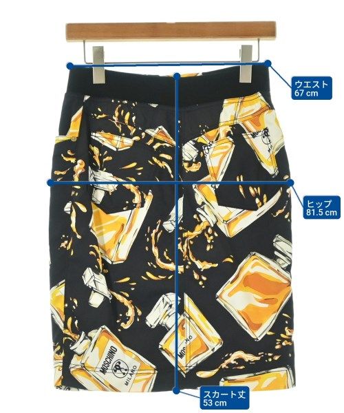 MOSCHINO ひざ丈スカート レディース 【古着】【中古】【送料無料