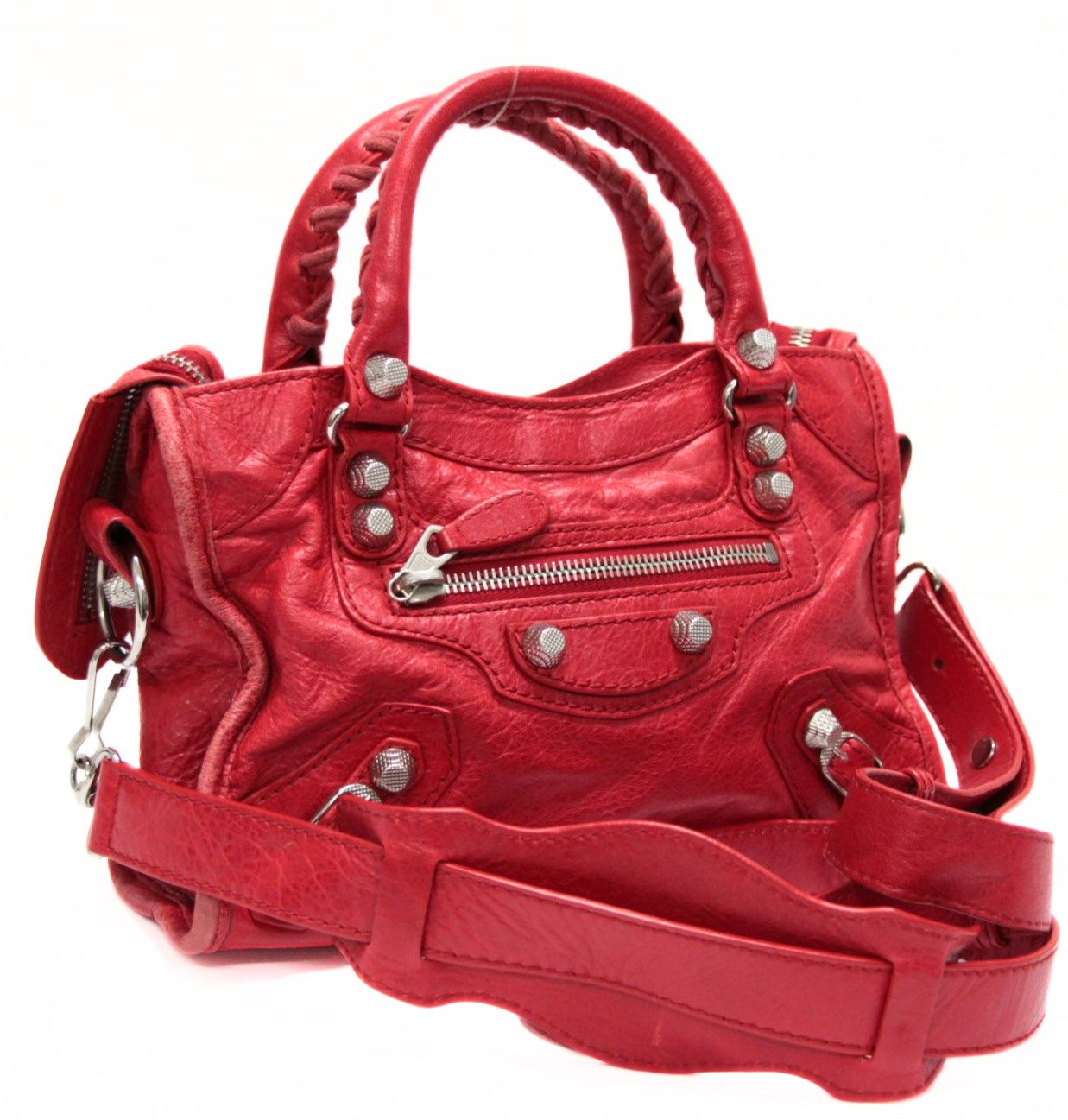 バレンシアガ BALENCIAGA ジャイアント ミニシティ 2WAYバッグ レザー 