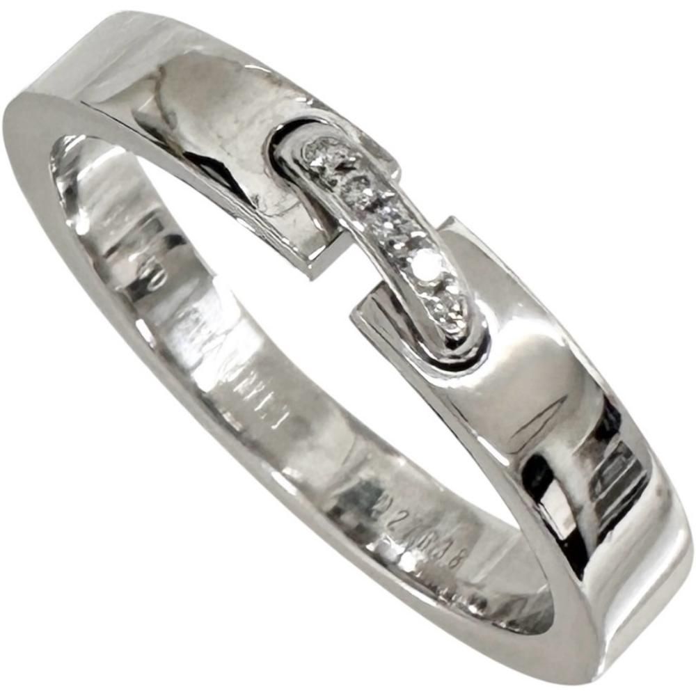 20.5号 【Chaumet/ショーメ】リアン メンズもOK ダイヤモンド リング・指輪 K18WGホワイトゴールド 18金 7.3g #61 レディース 【中古】【真子質店】【GD】