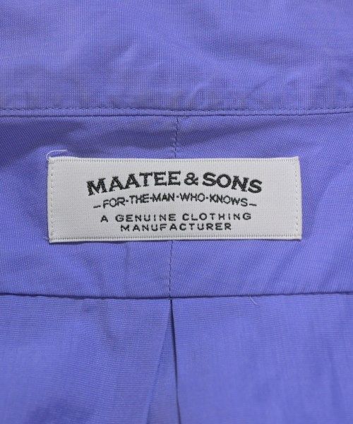 MAATEE&SONS カジュアルシャツ メンズ 【古着】【中古】【送料無料】