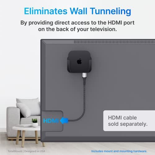 TotalMount Apple TVマウント - Apple TV 4K を含むすべてのApple TVに対応p c360307f