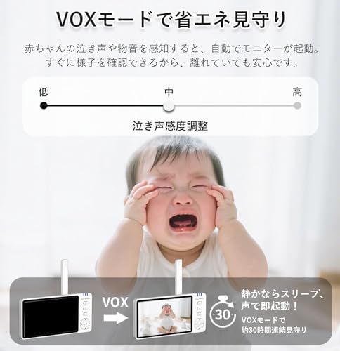 ZAIDER ベビーモニター モニター付き 見守りカメラ ペットカメラ 【首振り操作&VOX省エネ】 遠隔操作 ベビーセンサー 温度アラーム 720P 暗視 双方向通話 子守唄 ズーム wi-fi不要 充電式 長時間連続使用 ベビーアラーム f84550d9 ZAIDER ベビーモニター モニター付き 見守りカメラ ペットカメラ 【首振り操作&VOX省エネ】 遠隔操作 ベビーセンサー 温度アラーム 720P 暗視 双方向通話 子守唄 ズーム wi-fi不要 充電式 長時間連続使用 ベビーアラーム f84550d9