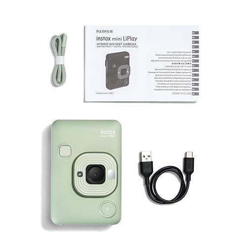 富士フイルム(FUJIFILM) チェキ インスタントカメラ/スマホプリンター instax mini LiPlay グリーン INS LIPLAY C GREEN VNp 85960731 富士フイルム(FUJIFILM) チェキ インスタントカメラ/スマホプリンター instax mini LiPlay グリーン INS LIPLAY C GREEN VNp 85960731