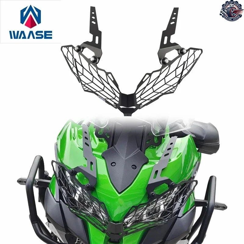 カワサキ VERSYS 1000 KLZ1000 2019 - 24 ヘッドライト ヘッドランプ ライトグリルガードカバープロテクター