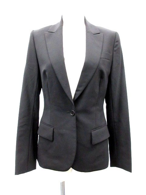 セオリー theory セットアップ 上下 スーツ パンツ ロング 上2 下X0 黒