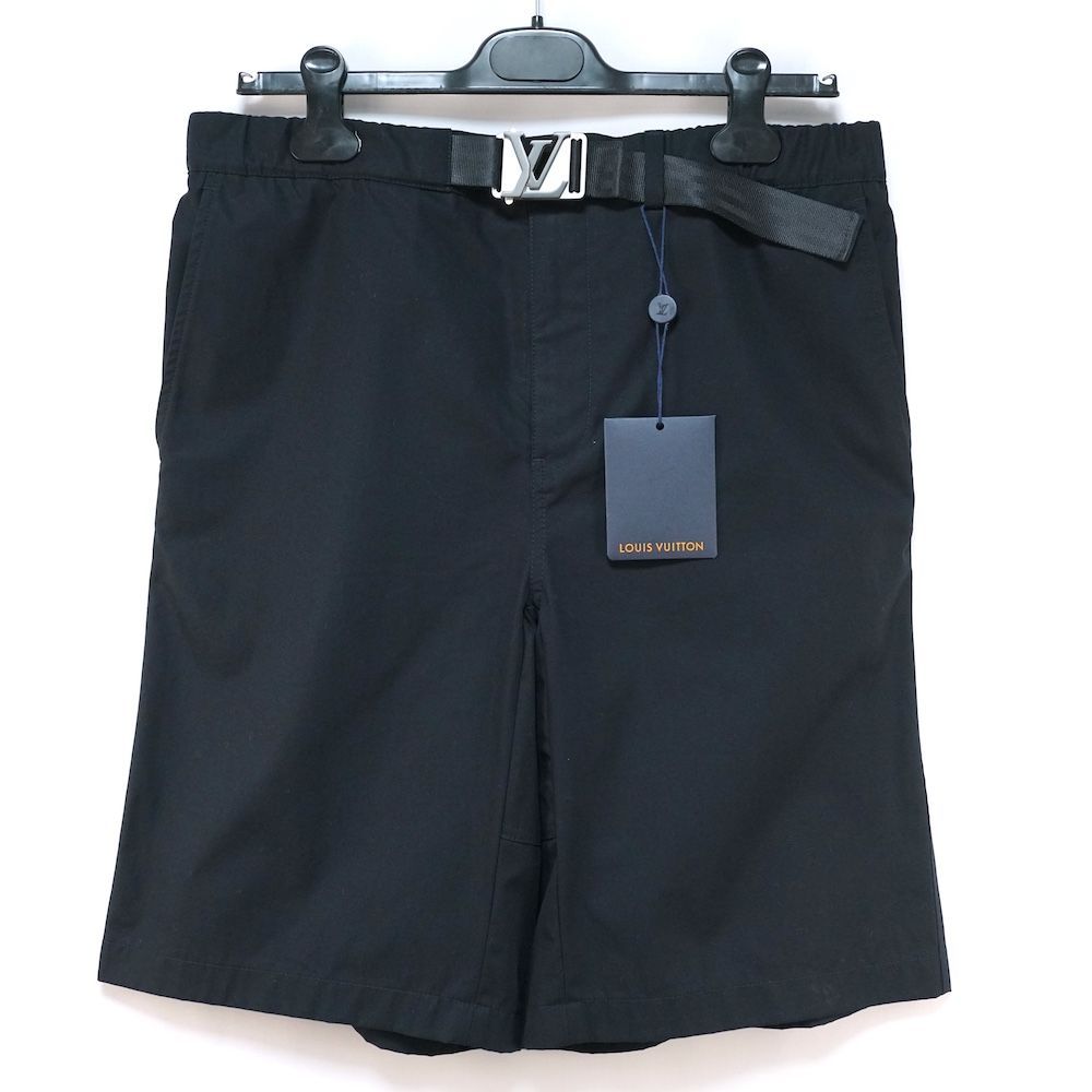 24AW LOUIS VUITTON ルイヴィトン LVシグネチャーバックル ショート パンツ ネイビー 48サイズ RM242MQ KAC HRP42W