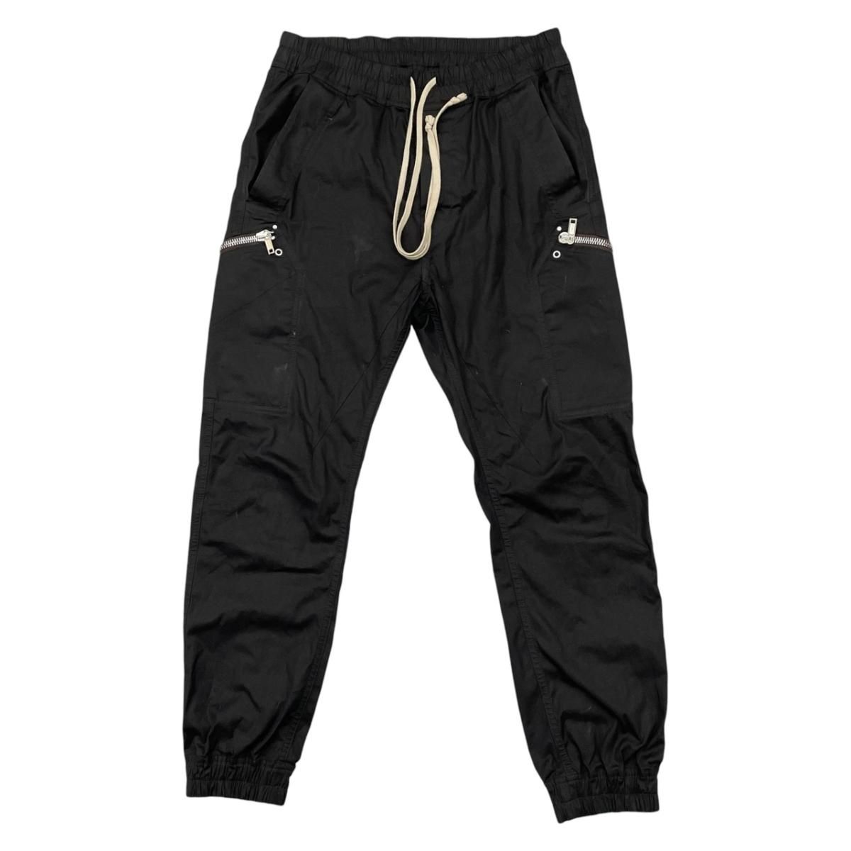 ☆リックオウエンス カーゴパンツ カーゴジョグロングパンツ RU20F3396-TE 48サイズ ブラック Rick Owens