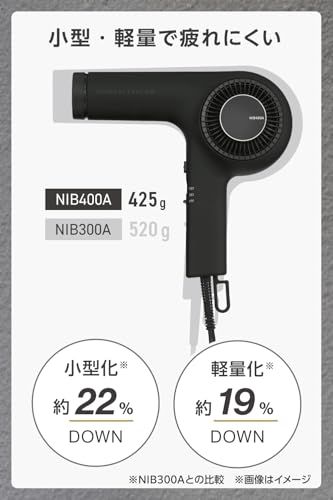 Nobby by TESCOM ドライヤー プロテクトイオン 軽量 小型化 1.7m 日本製 ラク抜きプラグ ブラック NIB400A-K/Ee 14b4c71a Nobby by TESCOM ドライヤー プロテクトイオン 軽量 小型化 1.7m 日本製 ラク抜きプラグ ブラック NIB400A-K/Ee 14b4c71a