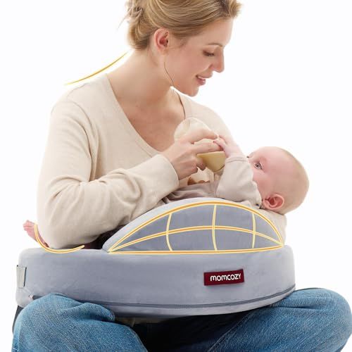 Momcozy 授乳クッション|メモリーフォーム授乳枕 ベビー枕 赤ちゃん 抱き枕|安全フェンス付き大きめサイズ|人間工学設計で快適|全体型対応・洗えるカバーe 875933cb Momcozy 授乳クッション|メモリーフォーム授乳枕 ベビー枕 赤ちゃん 抱き枕|安全フェンス付き大きめサイズ|人間工学設計で快適|全体型対応・洗えるカバーe 875933cb