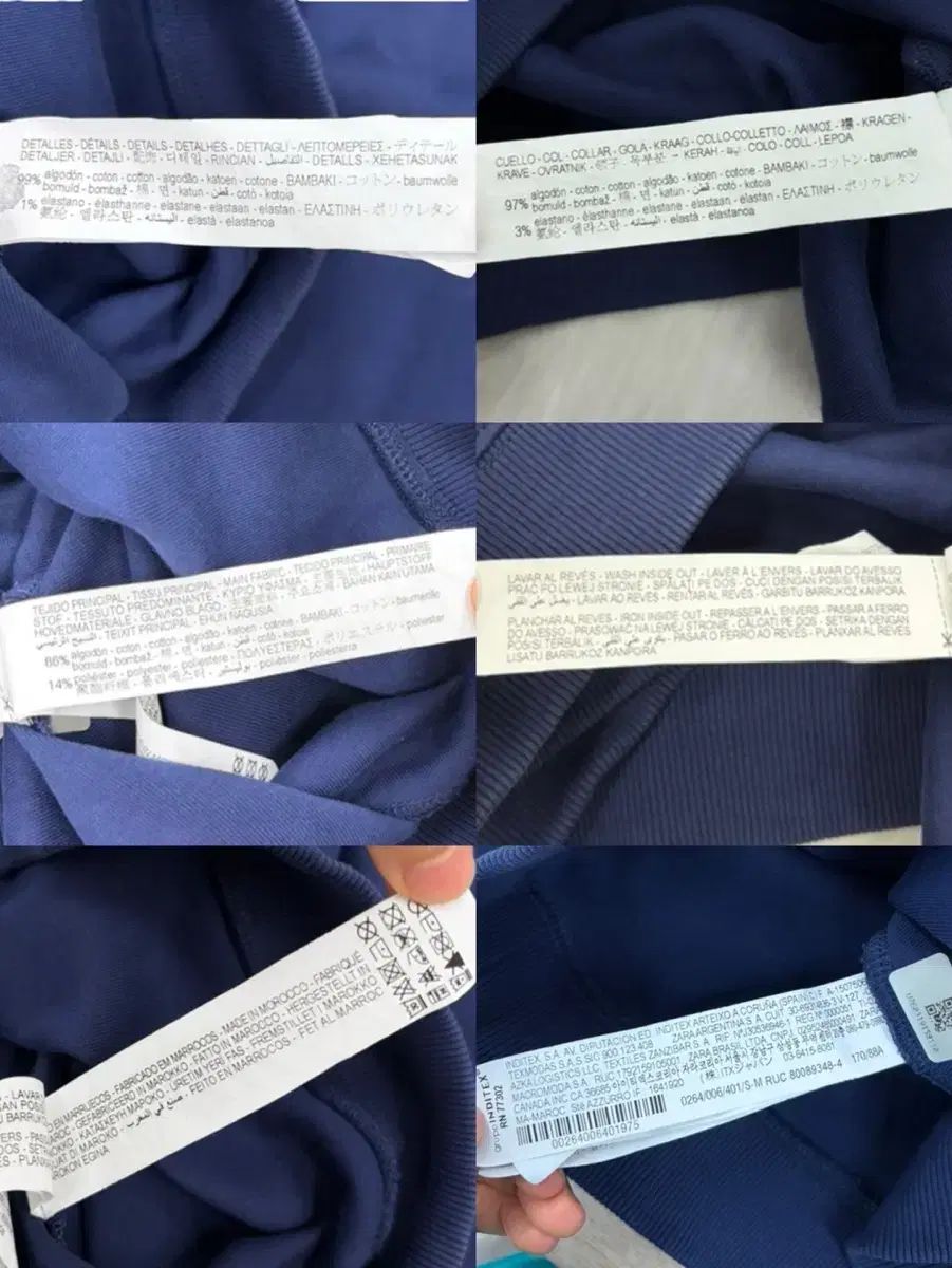 ADER ERROR × ZARA オーバーサイズ ポロシャツ (スウェット) ネイビー (S-M)