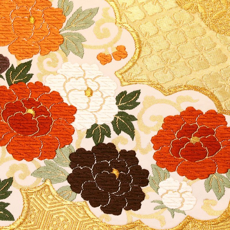 ※記念感謝祭【仕立無料】特撰振袖用本金箔仕様唐織本袋帯☆工芸松雲取春秋文豪華織西陣老舗織物(名門細尾取扱品)(10012746) ※記念感謝祭【仕立無料】特撰振袖用本金箔仕様唐織本袋帯☆工芸松雲取春秋文豪華織西陣老舗織物(名門細尾取扱品)(10012746)