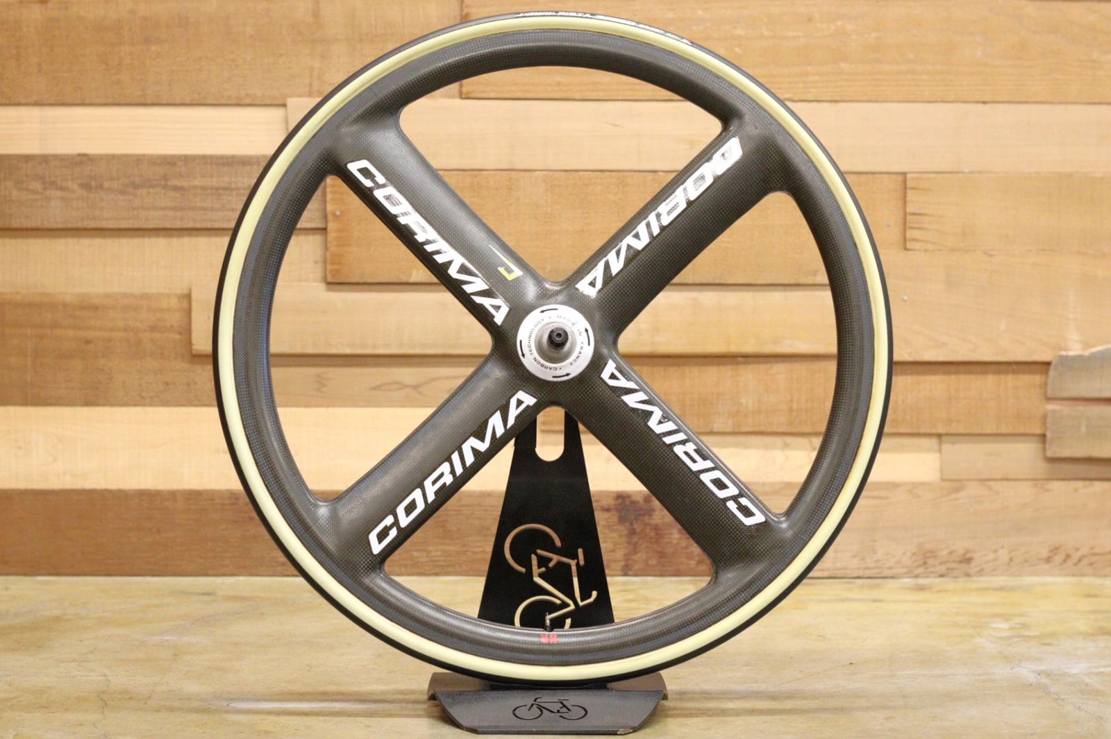 CORIMA バトンホイール コリマ CORIMA 4スポーク カーボン チューブラー バトン ホイール