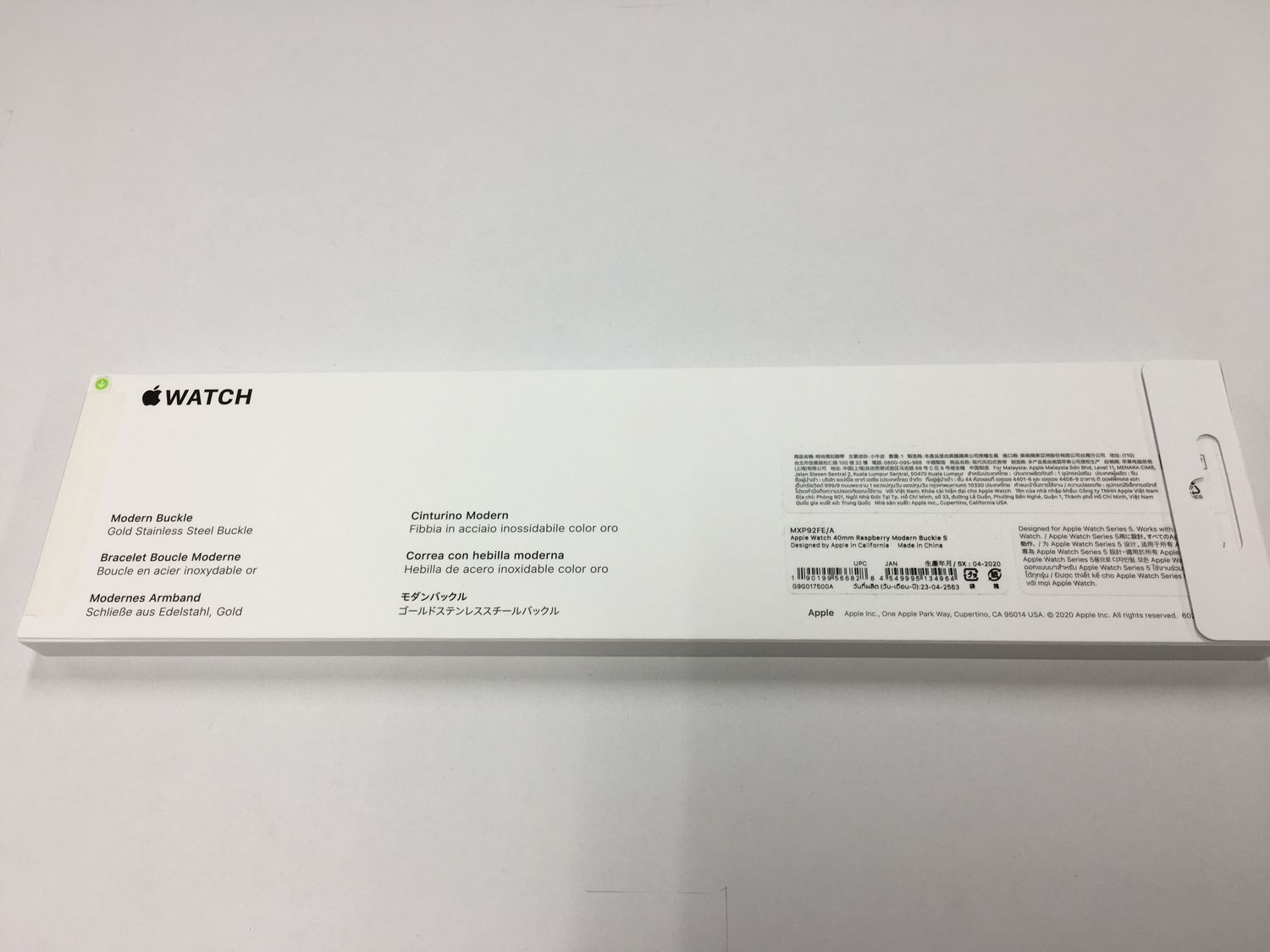 【新品未開封】アップル純正 Apple Watch モダンバックル ラズベリー 38/40/41mm・10(42mm) 用バンド MXP92FE/A 【新品未開封】アップル純正 Apple Watch モダンバックル ラズベリー 38/40/41mm・10(42mm) 用バンド MXP92FE/A