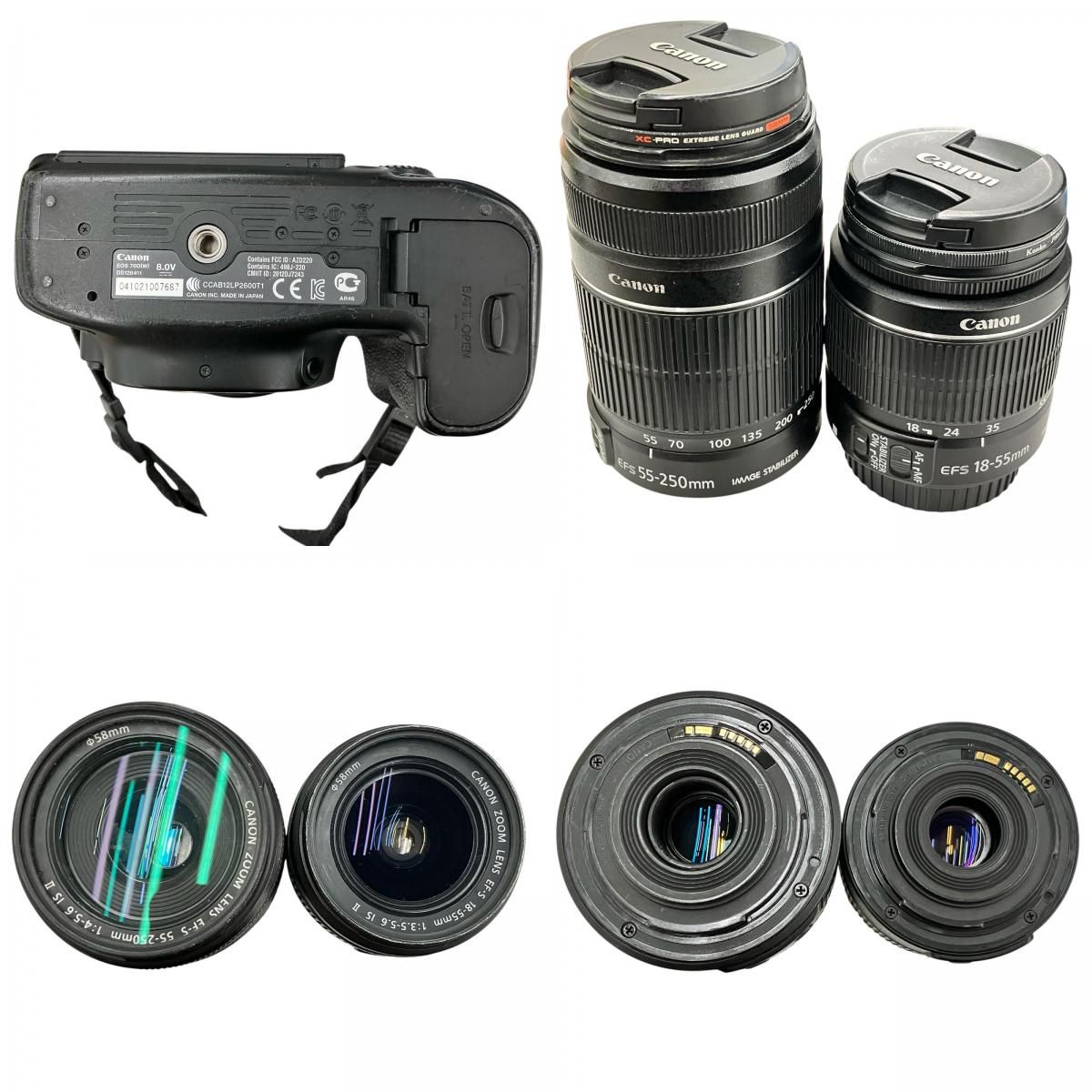 186000 ジャンク品 canon キャノン デジタル一眼レフカメラ&レンズ