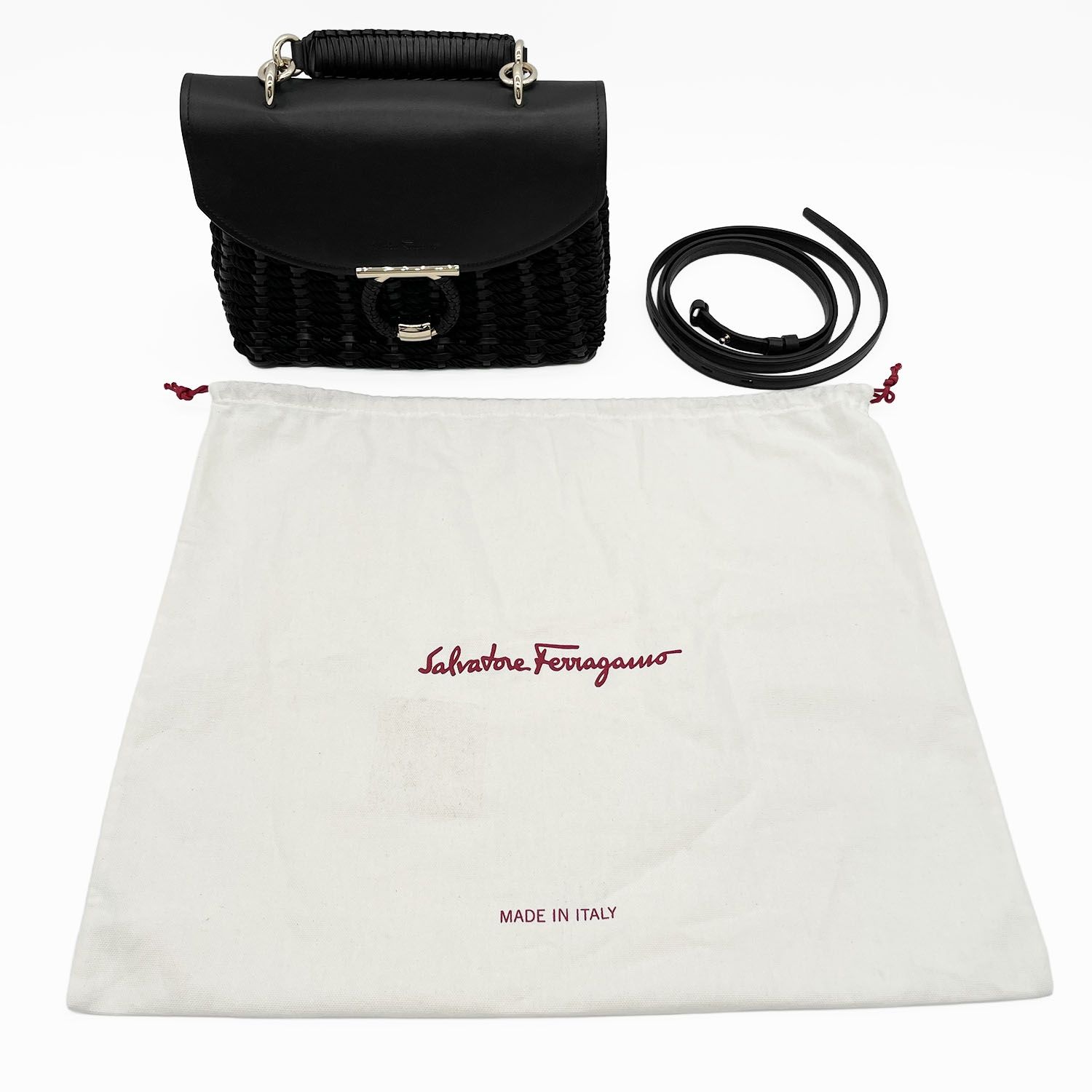 Salvatore Ferragamo フェラガモ マーゴット 2WAYショルダーバッグ 