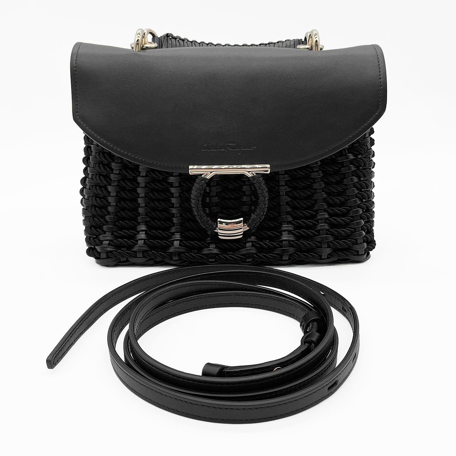 Salvatore Ferragamo フェラガモ マーゴット 2WAYショルダーバッグ 