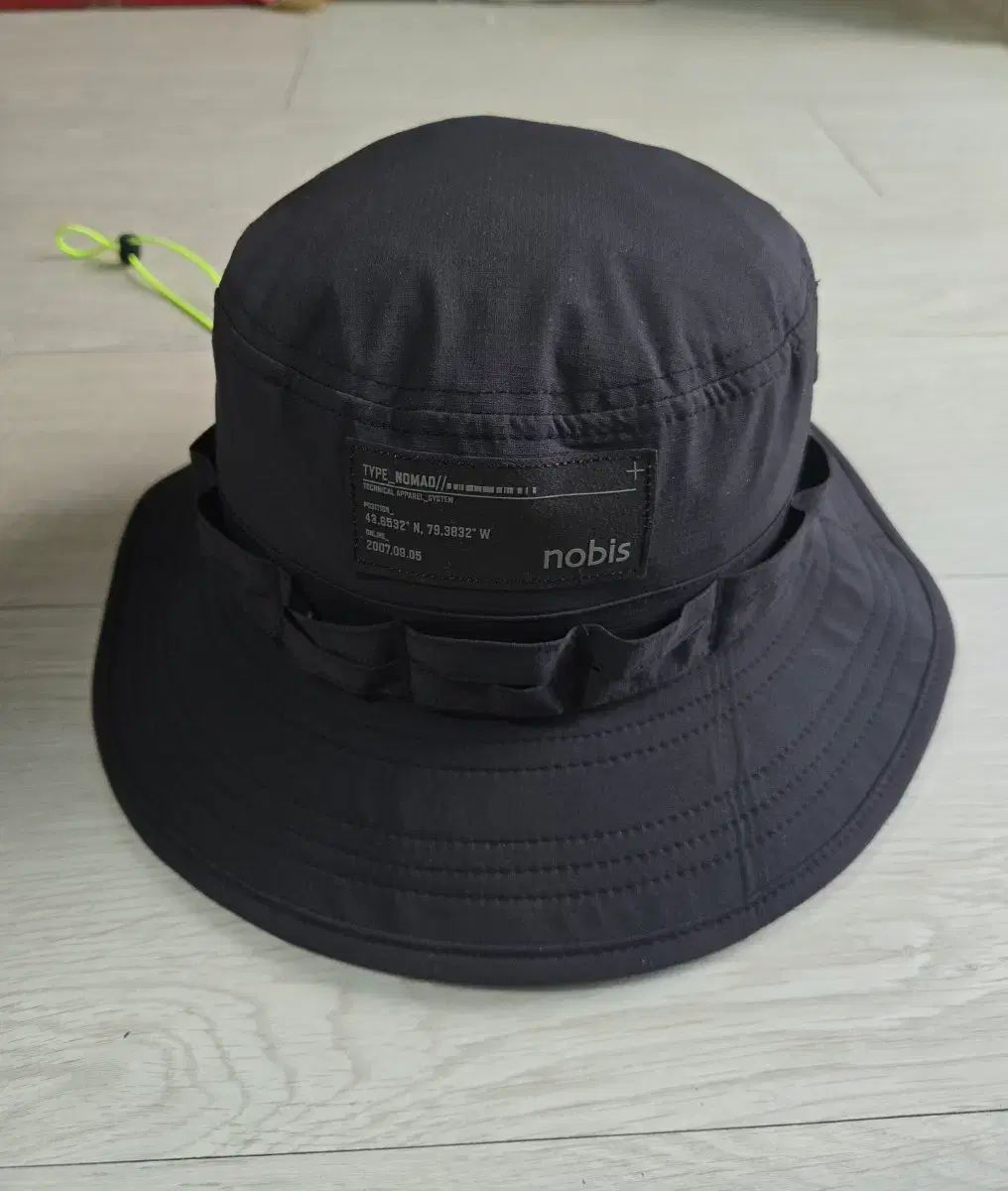 (新品)ノビス ブラック バケットハット (男性用)