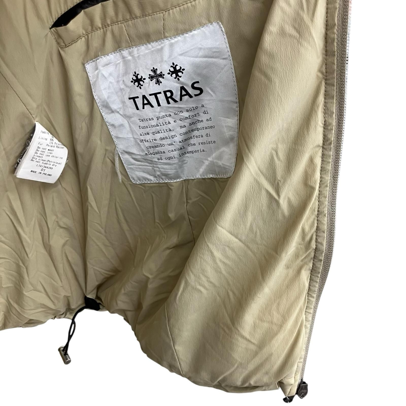 186005 ジャンク品 TATRAS タトラス ダウンジャケット ベージュ