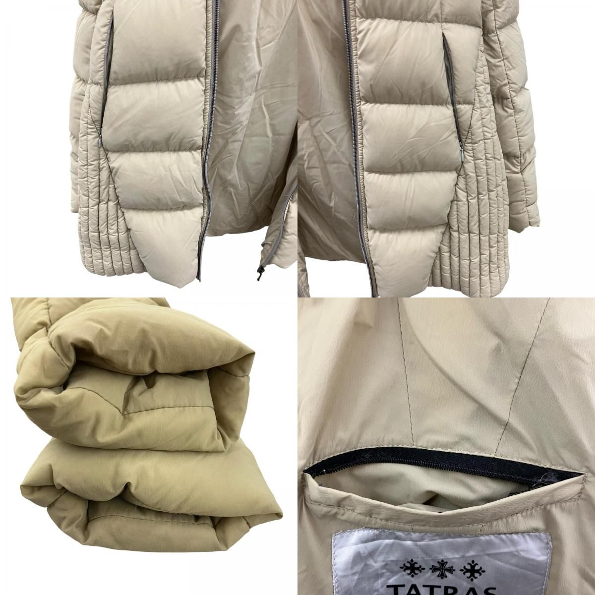 186005 ジャンク品 TATRAS タトラス ダウンジャケット ベージュ