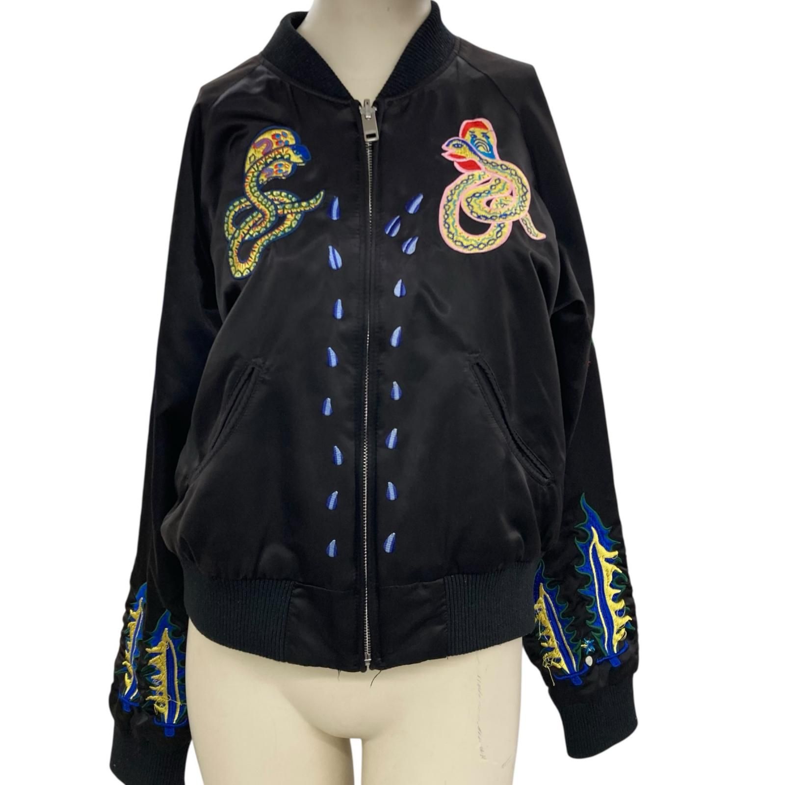 199990 DIESEL 刺繍スカジャン DIESEL ディーゼル ナイロンジャケット 