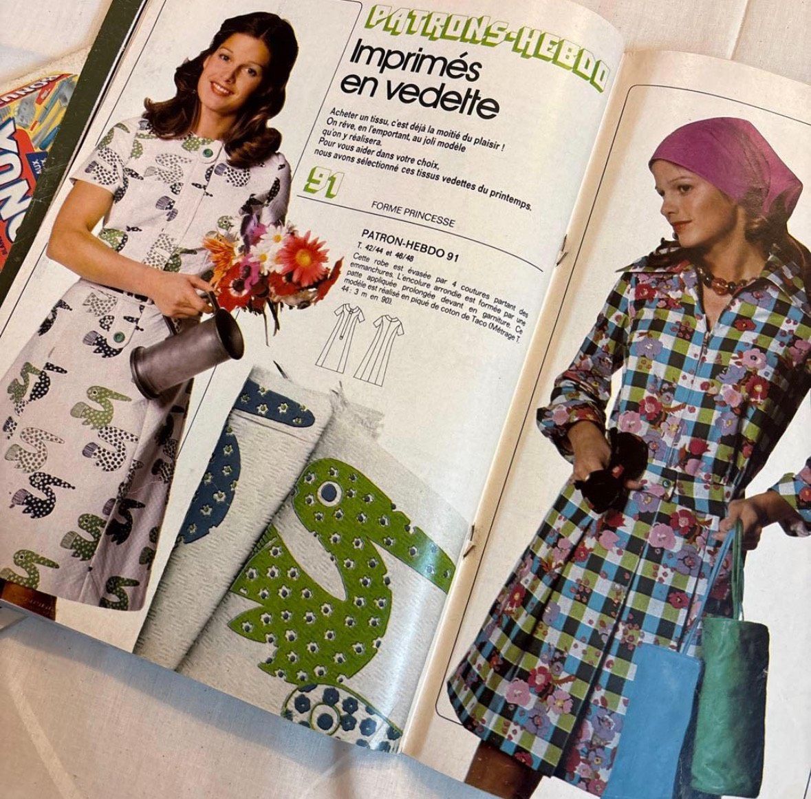 フランスヴィンテージ 女性誌 L'Écho de la Mode｜1973年3月号 - メルカリ