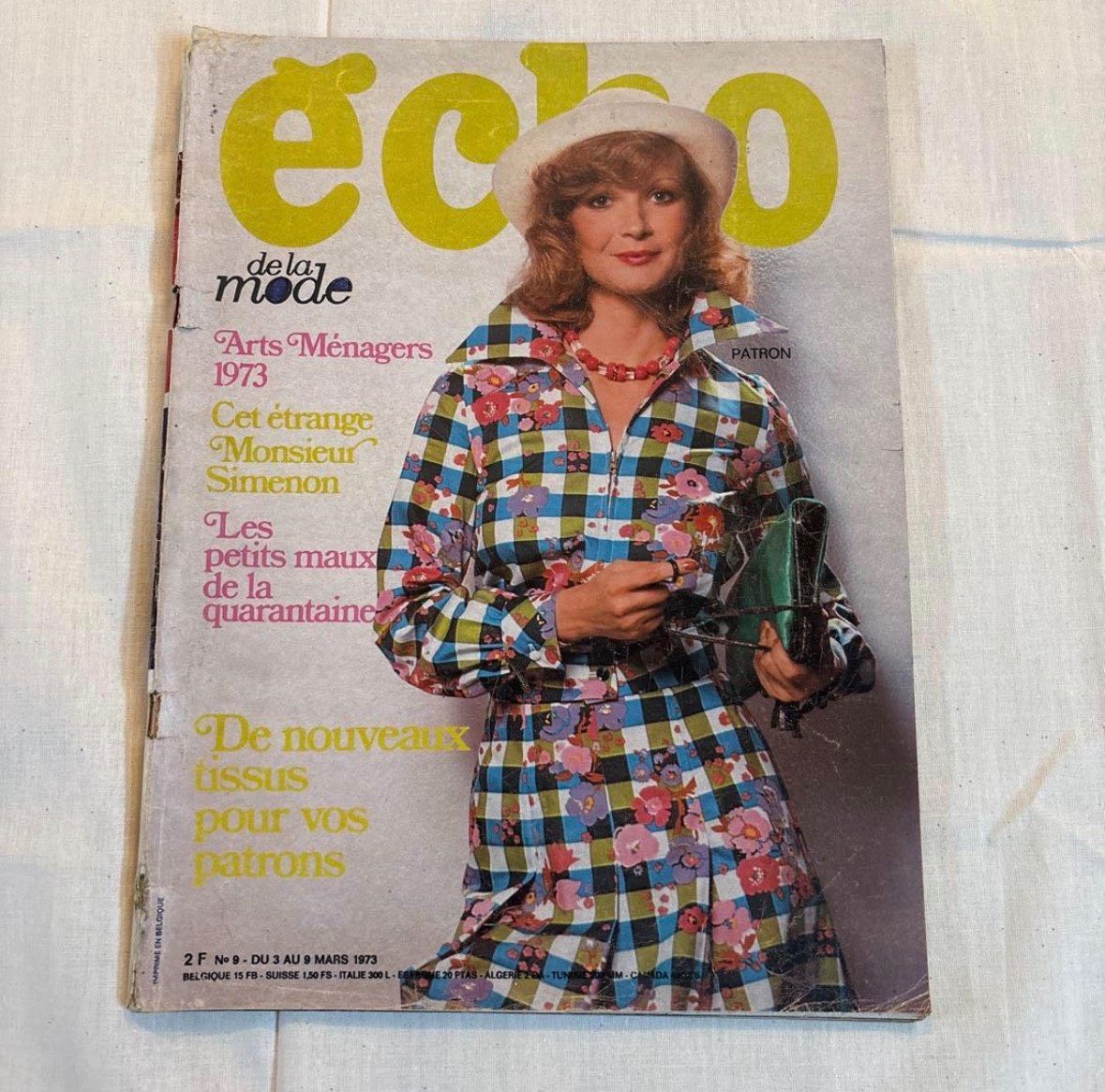 フランスヴィンテージ 女性誌 L'Écho de la Mode｜1973年3月号 - メルカリ