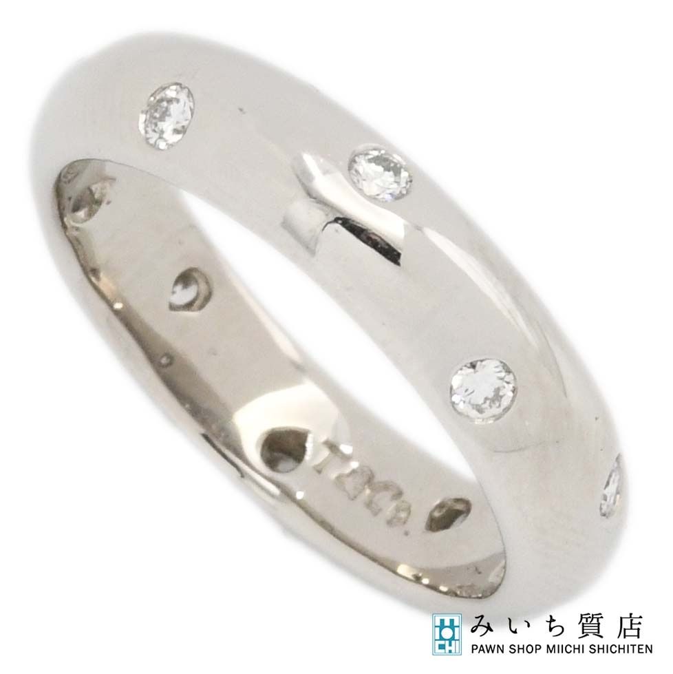 仕上済 TIFFANY＆Co. ティファニー ドッツリング 指輪 PT950 プラチナ 