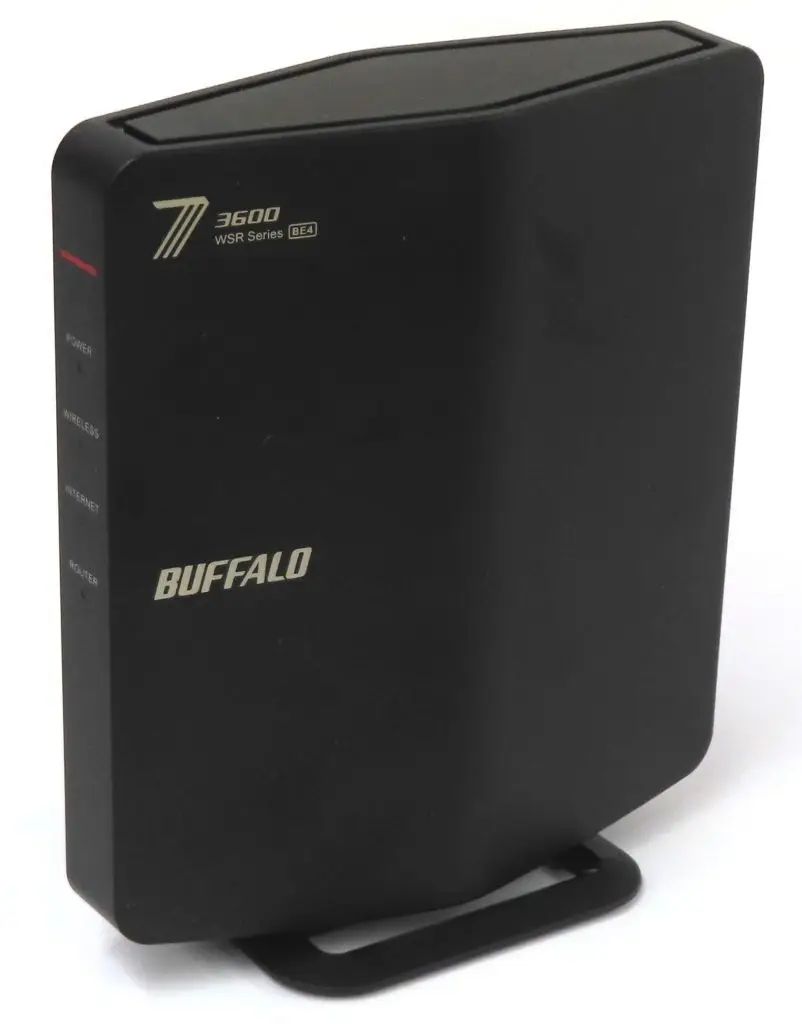 【中古】PCハード バッファロー Wi-Fi 7(11be)対応デュアルバンドWi-Fiルーター AirStation[WSR3600BE4P-BK]